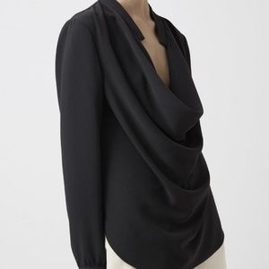 Finders Keepers Streets Blouse Size Medium Black